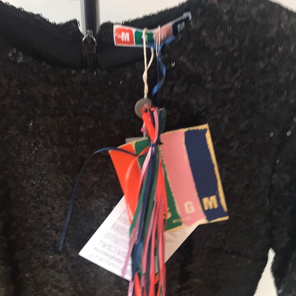 MSGM Black Sparkle Dress - Picture 2 of 5